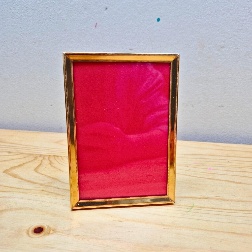 Vintage Metal Gold Picture Frame